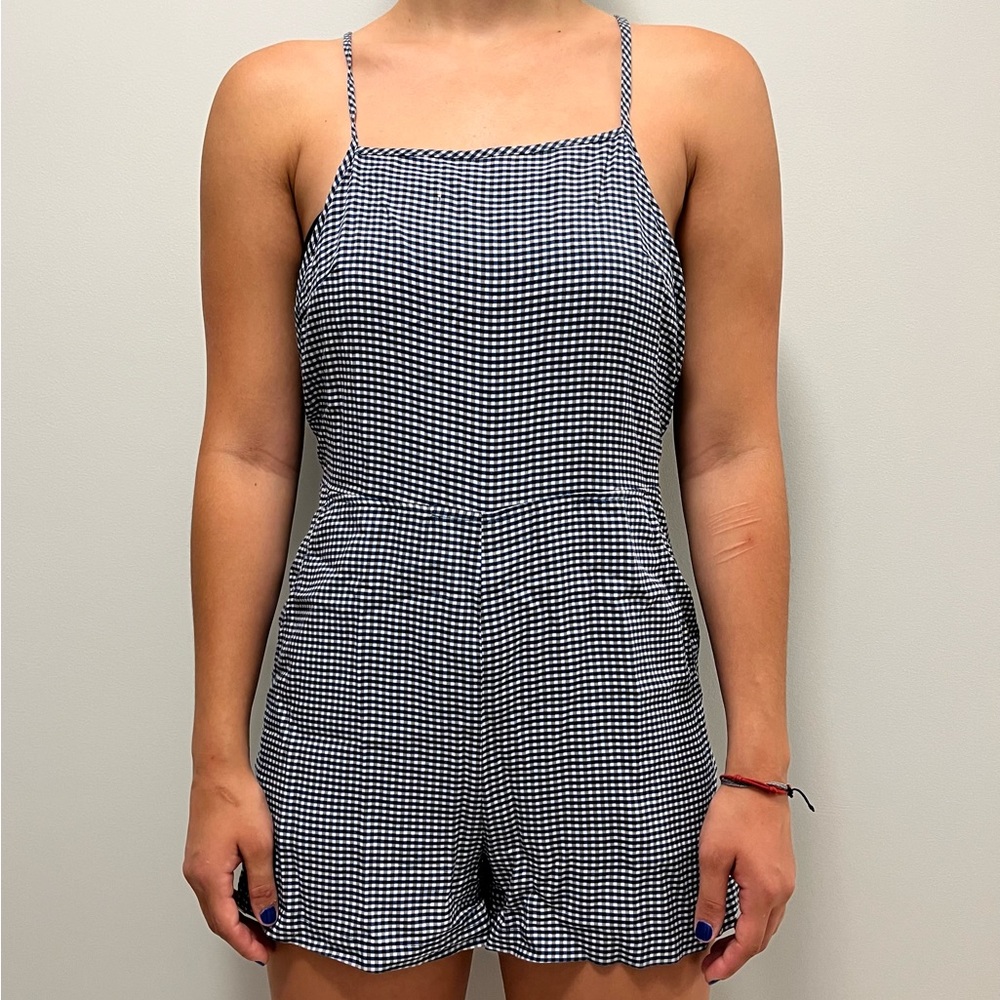 American Apparel Gingham Romper